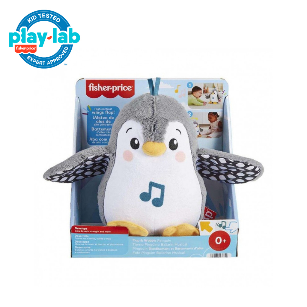 Fisher-Price Flap &amp; Wobble Penguin - Mainan Edukasi Anak Balita