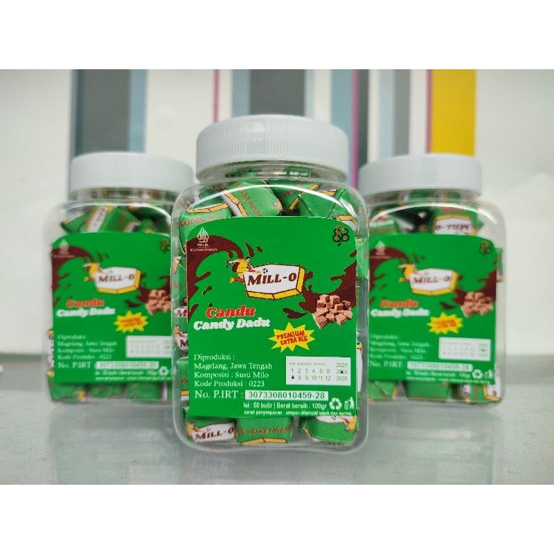 

MILLO CANDU PERMEN MILLO EXTRA BIG KEMASAN BOTOL 340ml