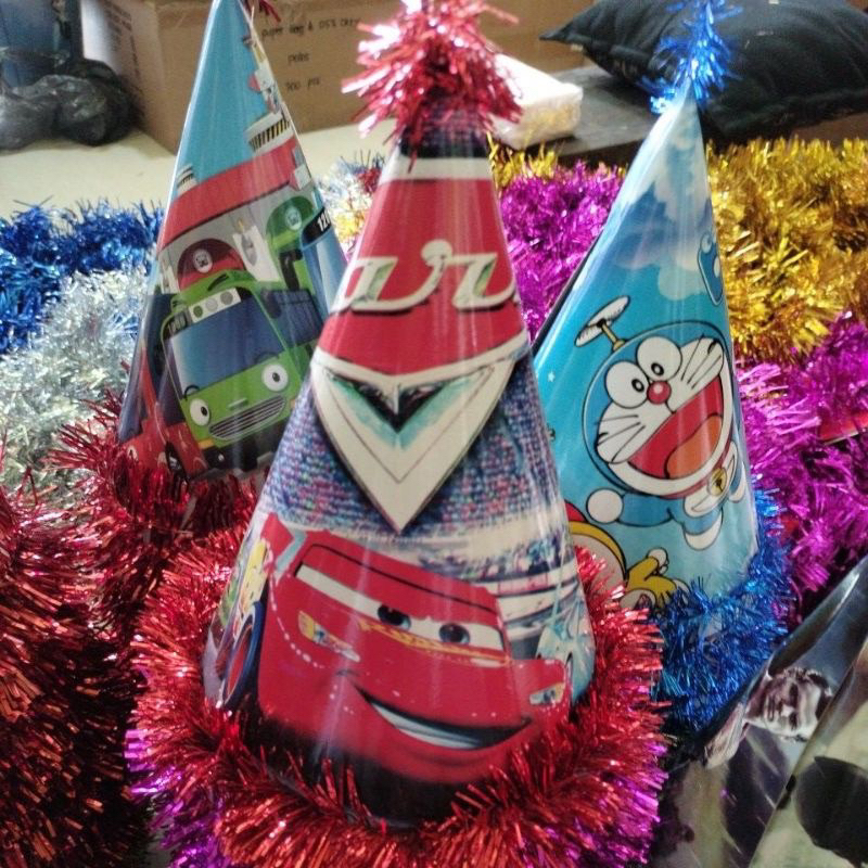 Topi Ulang Tahun Anak / Topi Kerucut