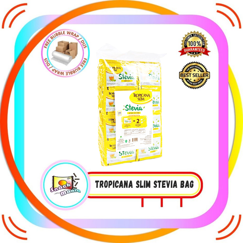 

Tropicana Slim Stevia Sweetener Bag Isi 100 sachet
