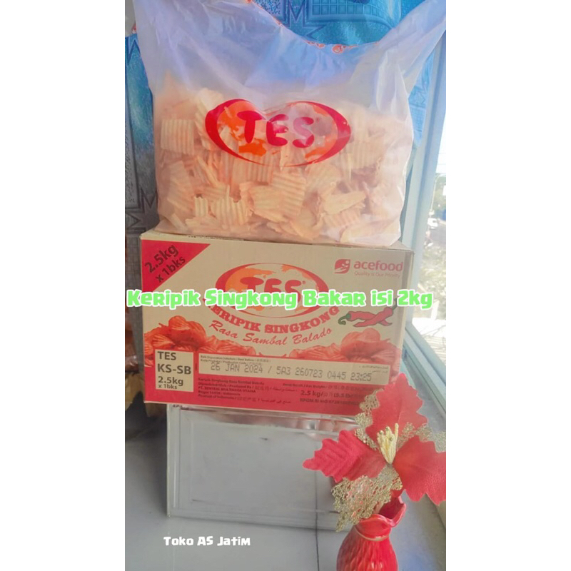 

Kripik singkong bakar camilan grosir singkong balado 2,5kg