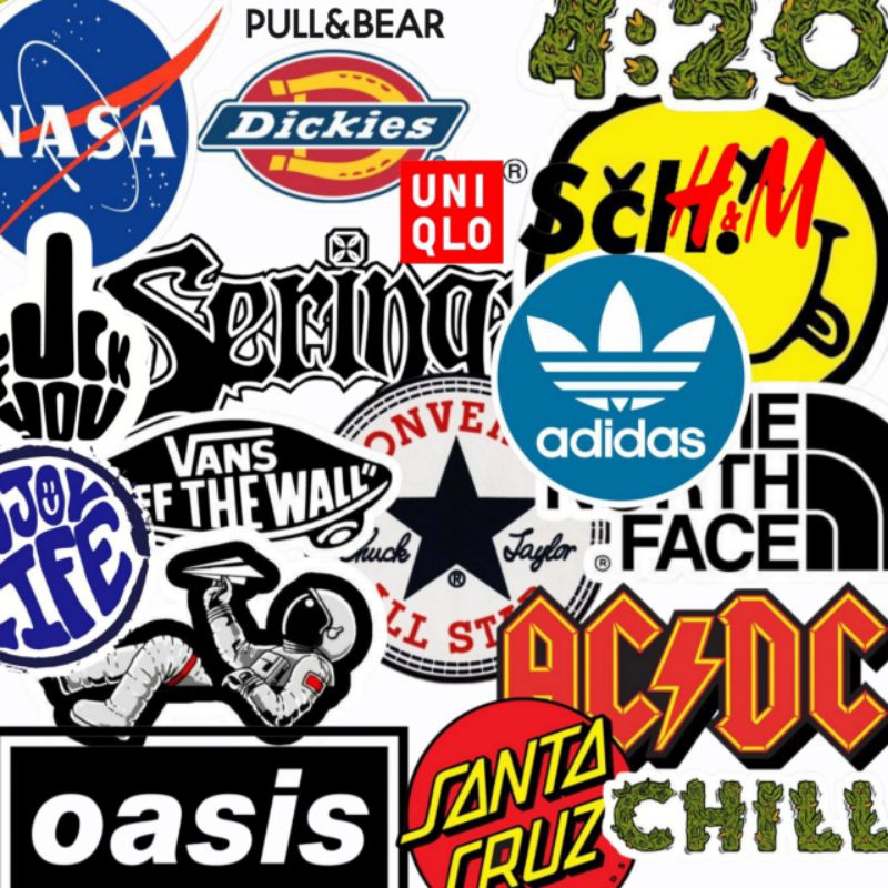 

(Sale) Stiker Pack distro isi 15pcs ukuran 5-8cm