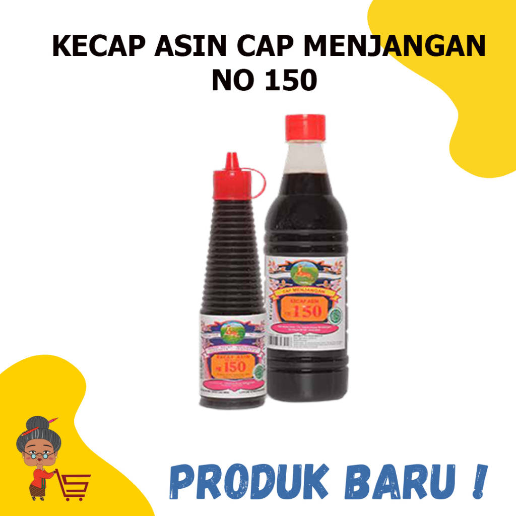 

KECAP ASIN CAP MENJANGAN NO 150 / KECAP ASIN MENJANGAN / KECAP ASIN