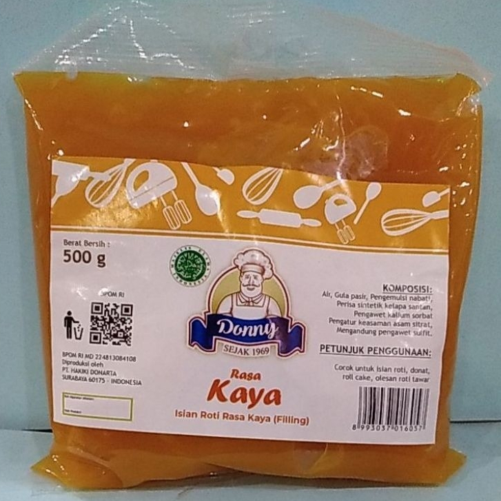 

[P] Donny Rasa Kaya 500gr Selai Isian Roti Rasa Sarikaya Filling