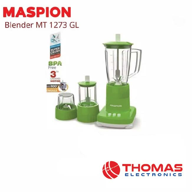 Blender Kaca 2in 1 Maspion MT 1273 GL Garansi Resmi