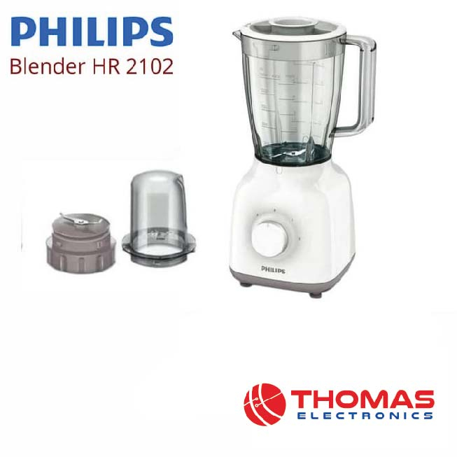 Blender Plastik Philips HR-2102 Blender Philips HR 2102 Garansi Resmi