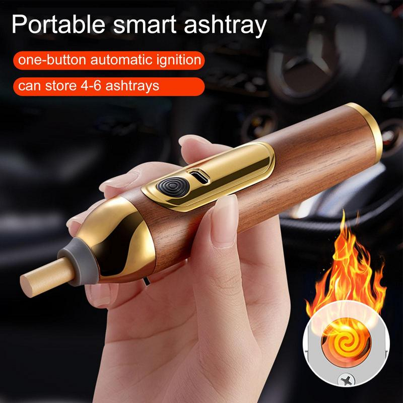 Asbak Mobil Portable Mini Car Ashtray Portable Holder pipa filter rokok