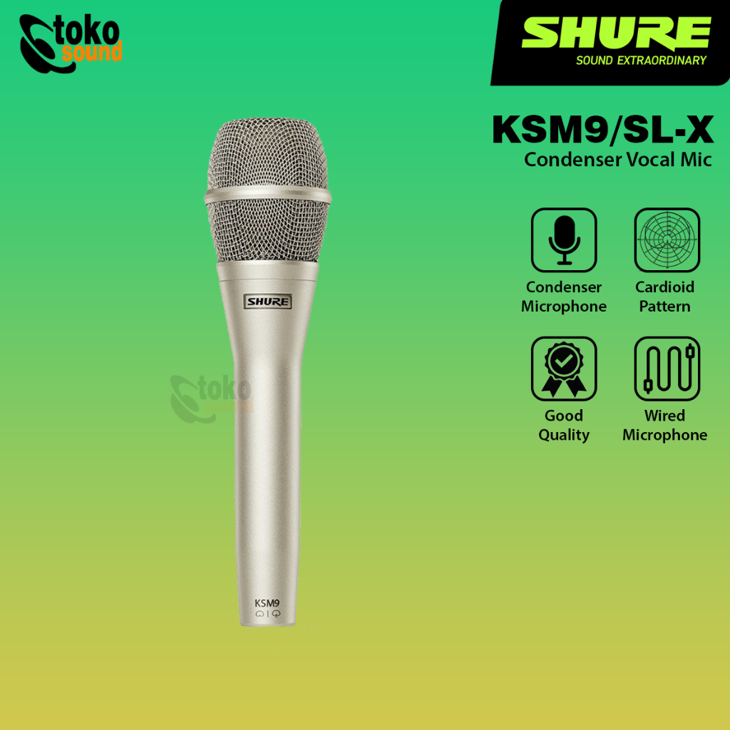 Shure KSM9/SL KSM9 - Condenser Handheld Microphone Original
