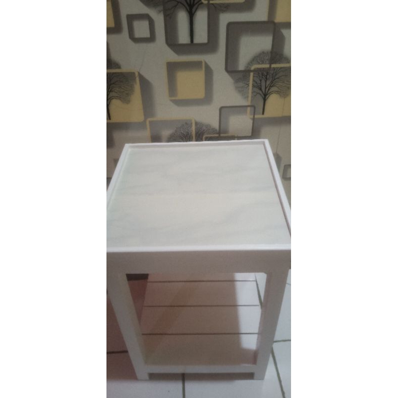 meja keramik & kayu untuk kompor ,galon,dispenser