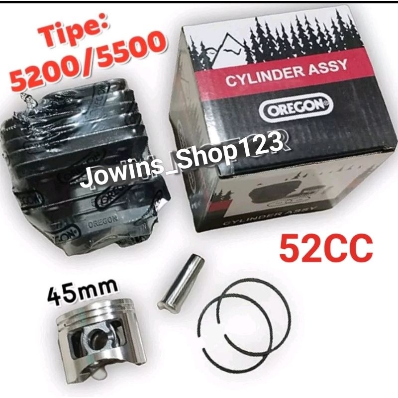 Blok Chainsaw Oregon 5200 5500 Mesin Gergaji Kayu