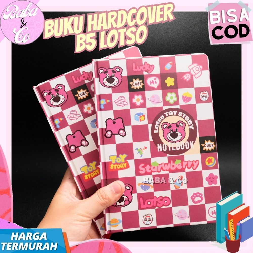 

BUKU HARDCOVER B5 LOTSO NOTEBOOK LOTSO LUCU UNIK HARDCOVER LOTSO B5 BUKU TULIS LOTSO HARDCOVER
