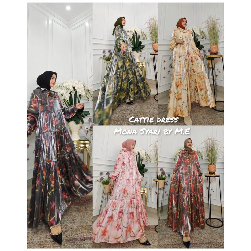 *NEW CATTIE DRESS ORIGINAL MONA SYARI BY ME dress ME GAMIS MONA SYARI BY ME ORIGINAL BREND*