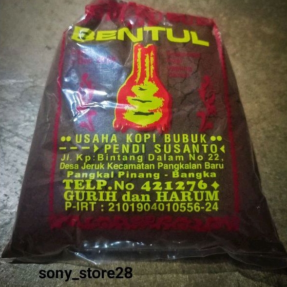 

kopi bentul khas bangka/kopi bangka/kopi hitam 200gram/Kopi bentul