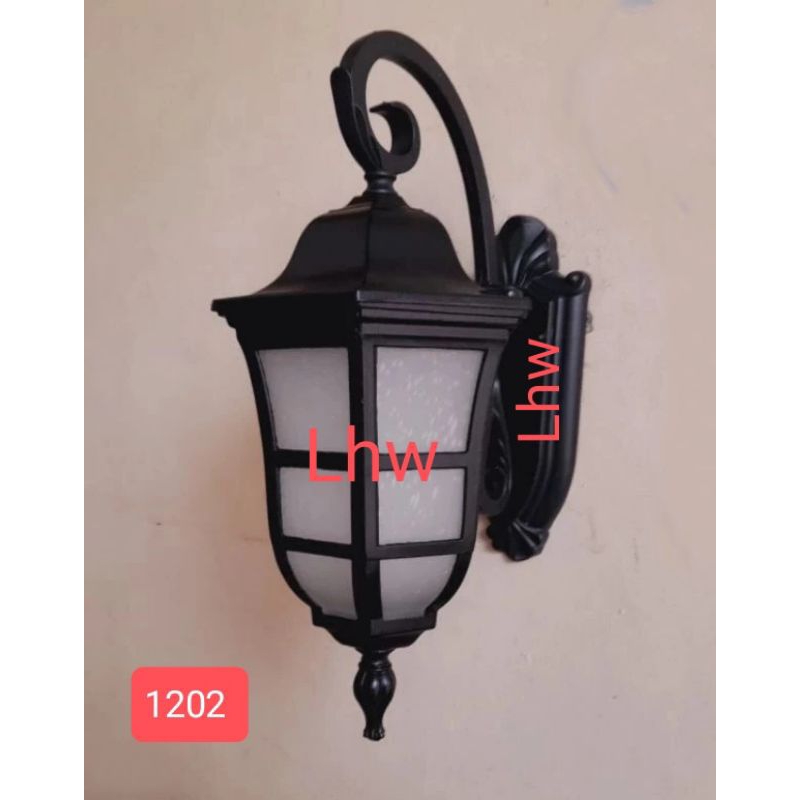 Lampu dinding klasik waterproof outdoor indoor dekorasi taman,cafe,hotel,resto,balkon 1170,1220