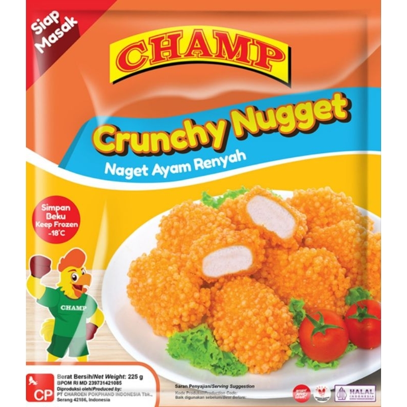 

Champ Crunchy Nuget 225gr