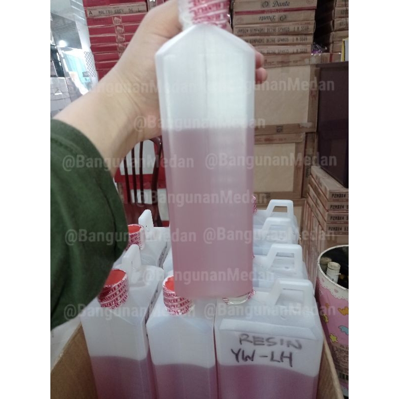 CAIRAN RESIN DAN KATALIS LEM PEREKAT GRANIT KERAMIK MARMER FIBERGLASS