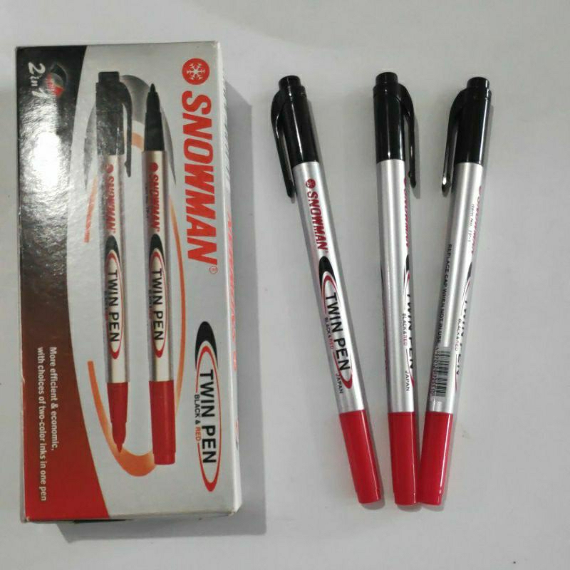 

Snowman Twin Pen, 2 in 1