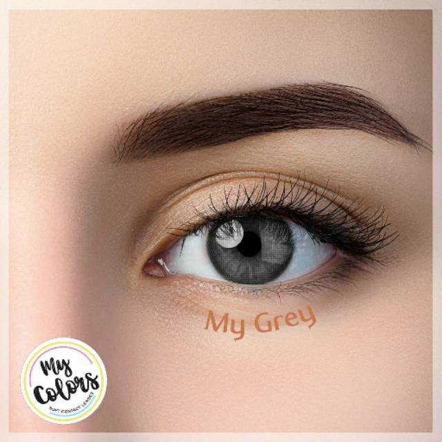 Softlens MY COLORS by OMEGA diameter 15MM Big Eyes My Grey NORMAL