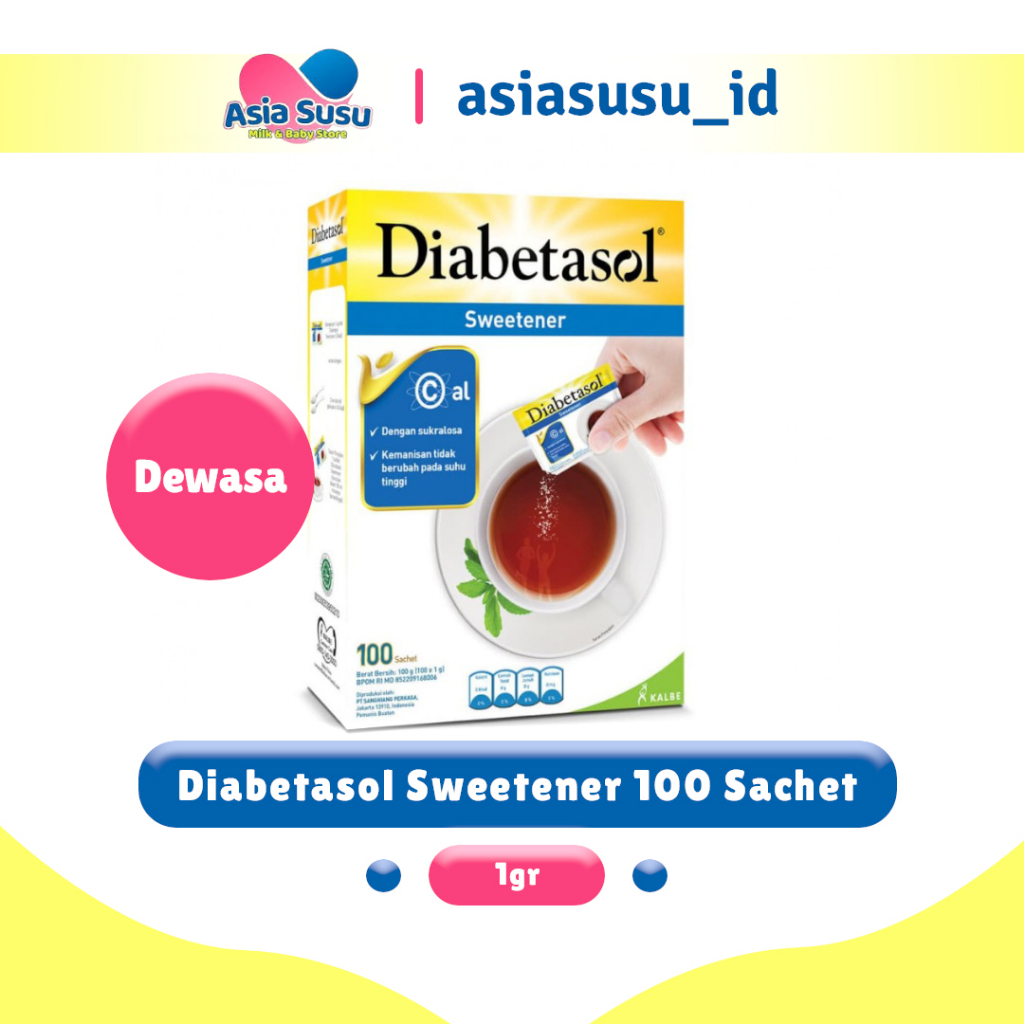 

Diabetasol Sweetener 100 Sachet