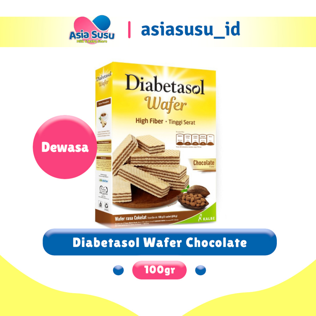 

Diabetasol Wafer Coklat 100gr