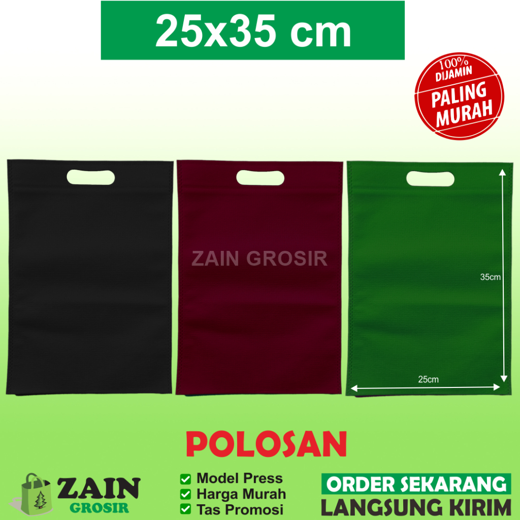 

25x35 cm Tas spunbond / oval / kain / nonwoven / furing / press / kantong / bag / goodie / souvenir