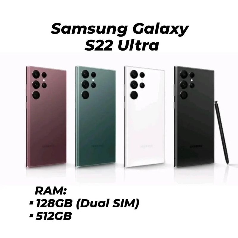 [SINYAL PERMANEN]Samsung S22 Ultra Second 5G Handphone Original