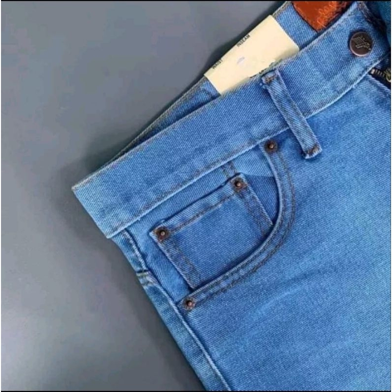 Celana Panjang Pria Jeans Standart Reguler Gombrang Repped Weird selana