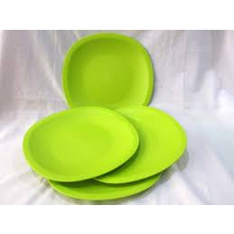 tupperware legacy plate ijo  piring ceper hijau