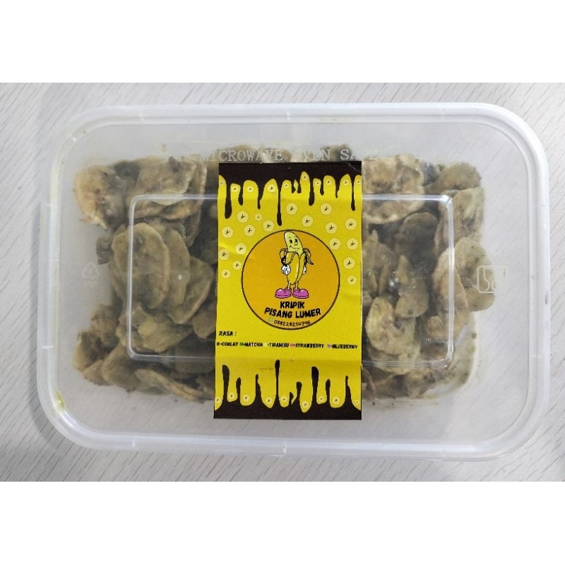 

keripik pisang lumer matcha