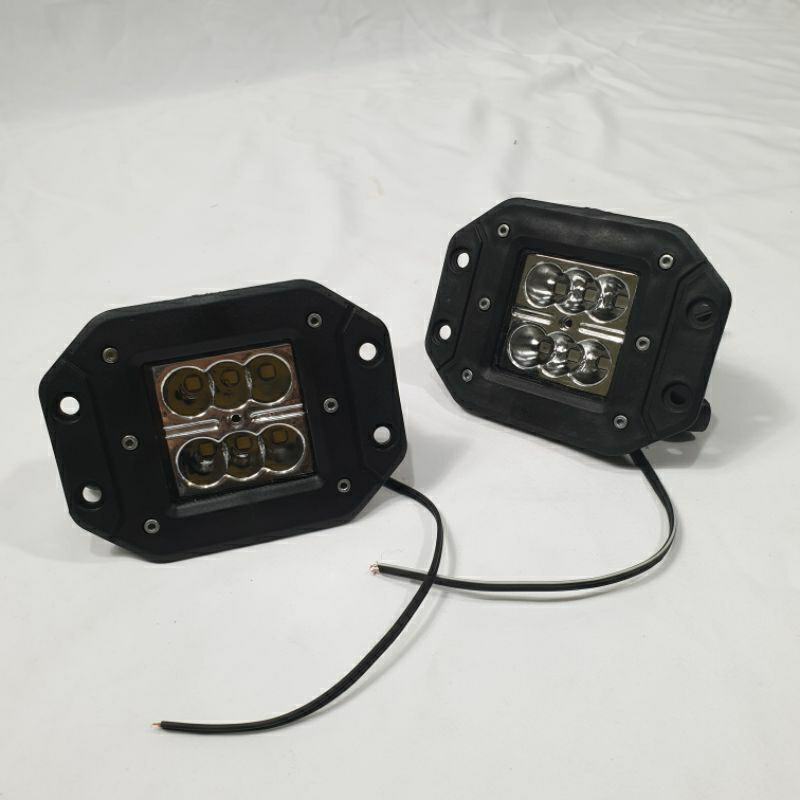 LAMPU SOROT BUMPER 6 MATA LENSA LED BAR OFFROAD FOGLAMP LAMPU TEMBAK 6 LED LAMPU LED OFFROAD ARB