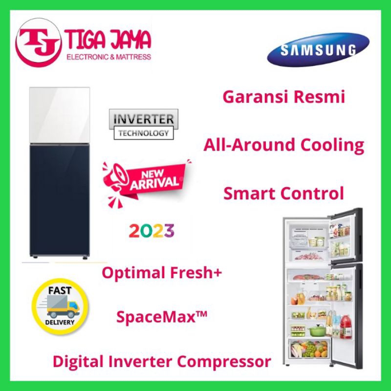 SAMSUNG RT42CB66208A KULKAS BESPOKE 2 PINTU INVERTER RT42CB66208ASE RT42CB