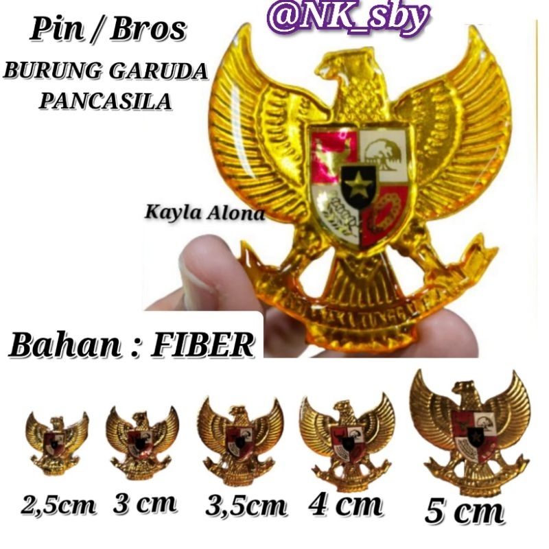 PIN/BROS BURUNG GARUDA PANCASILA ( FIBER )