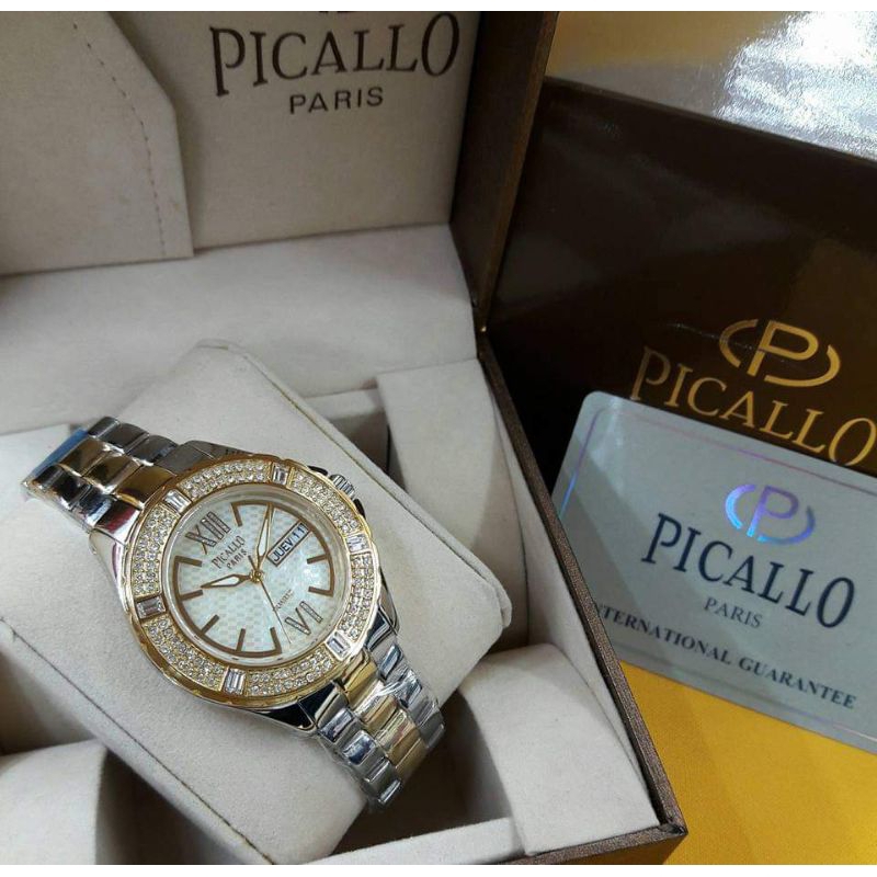 JAM TANGAN WANITA ASLI PICALLO 340 MADE IN PARIS QUARTZ