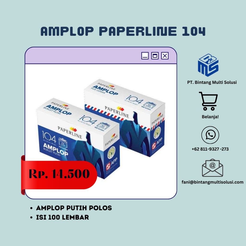 

Amplop Paperline 104