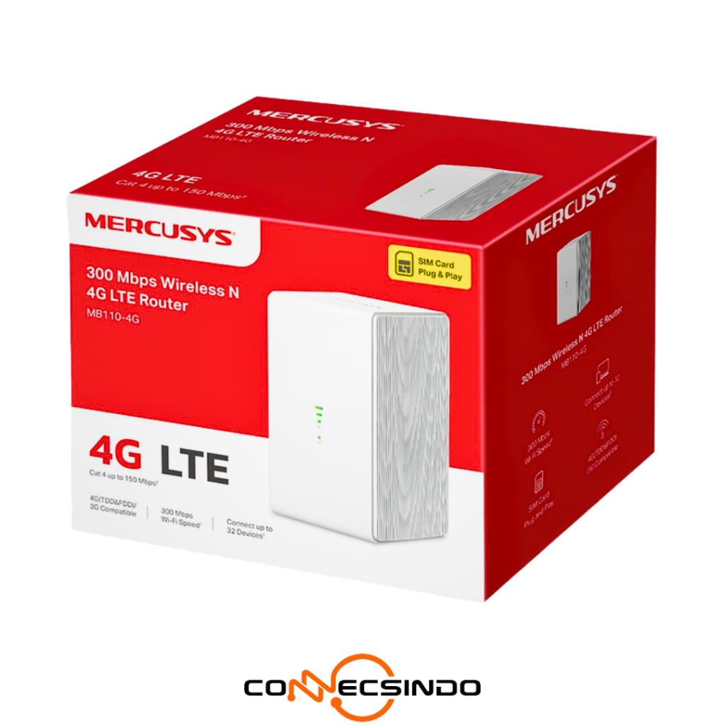 Router Wireless Wifi 4G MERCUSYS MB110-4G 300Mbps