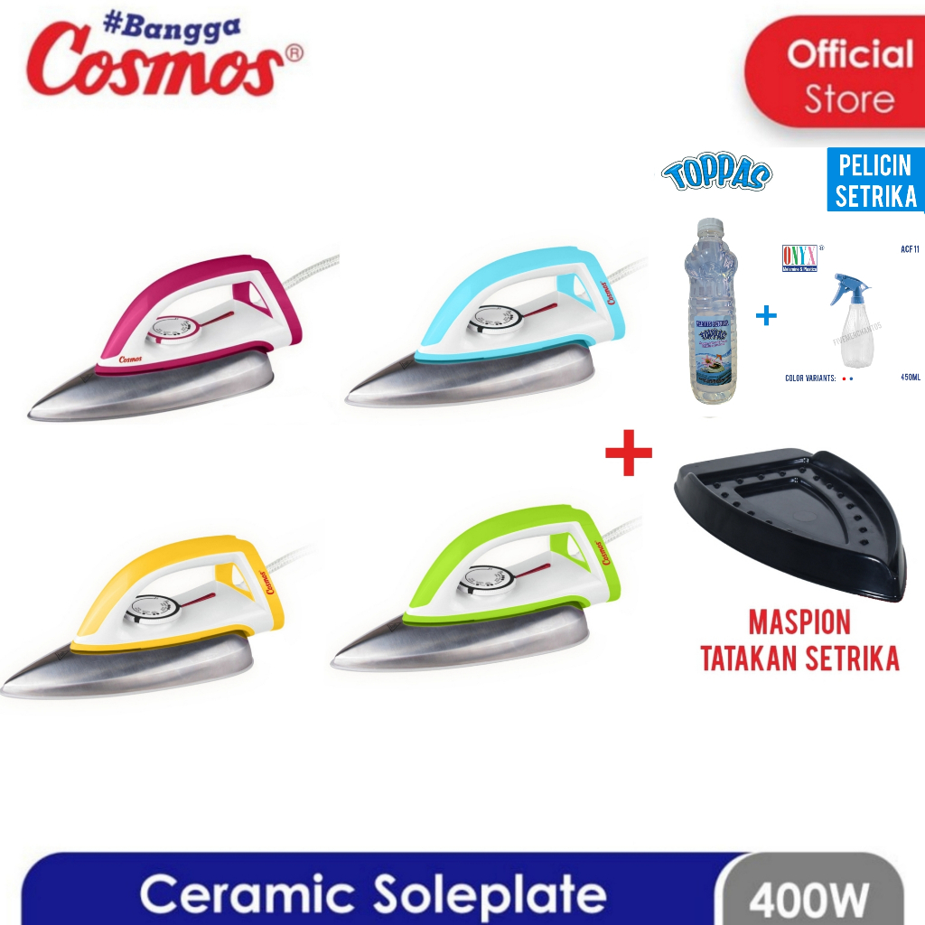 Setrika Cosmos CIS 3110 Setrika Cosmos Keramik Setrika Mirip Setrika 1173 Dry Iron Cosmos