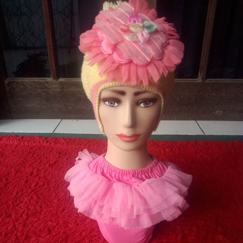 topi set rok anak preloved