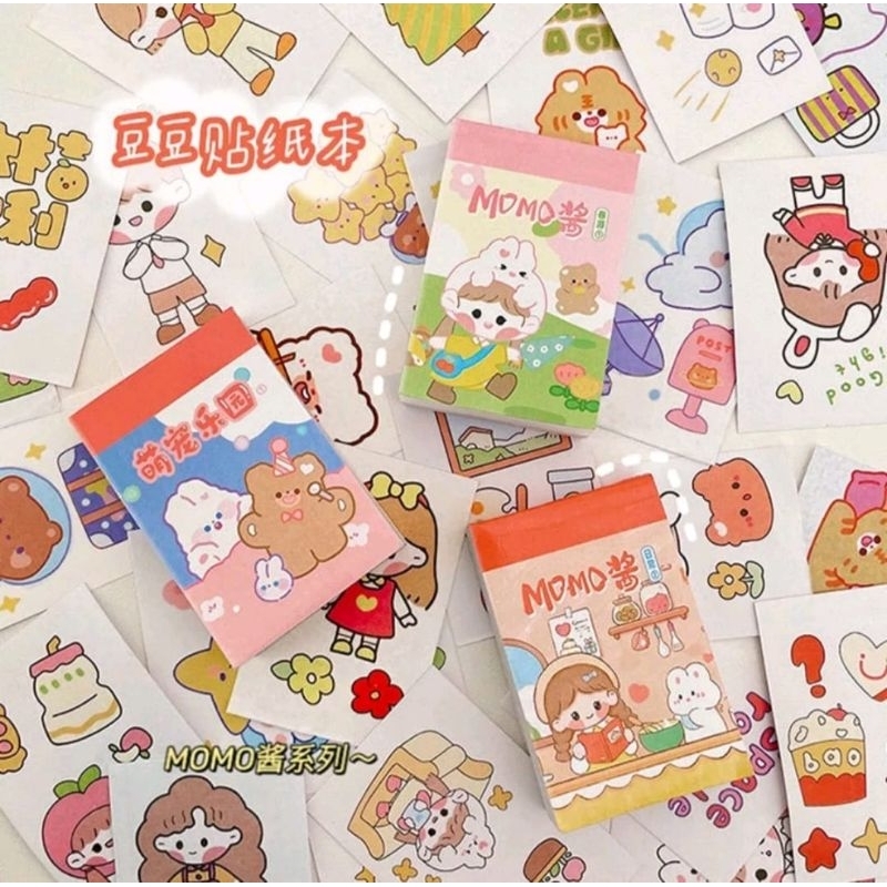 

stiker buku mini anti air / stiker botol