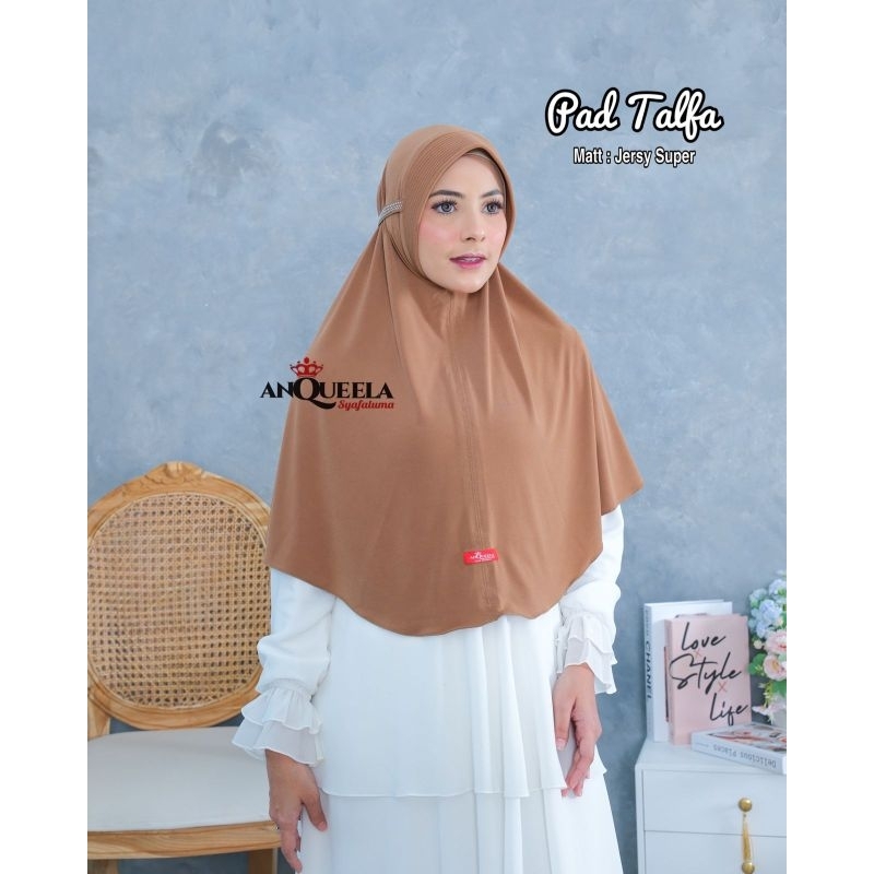 hijab Instan jersey / jilbab bergo pet talfa / hijab jersey / Anqueela hijab