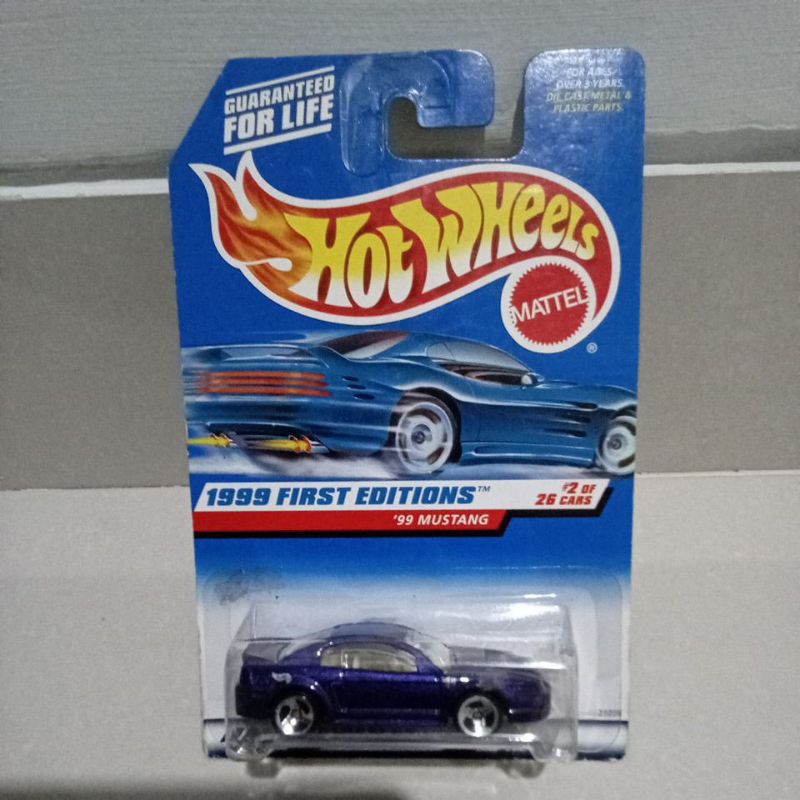 99 mustang hotwheels first ed