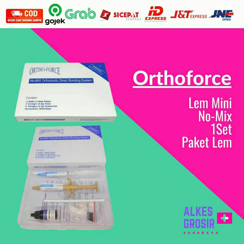 Lem Ortho Nomix Orthoforce Mini Selfcure Original Lem Behel Gigi Bracket Non Laser Dental Orthodonti
