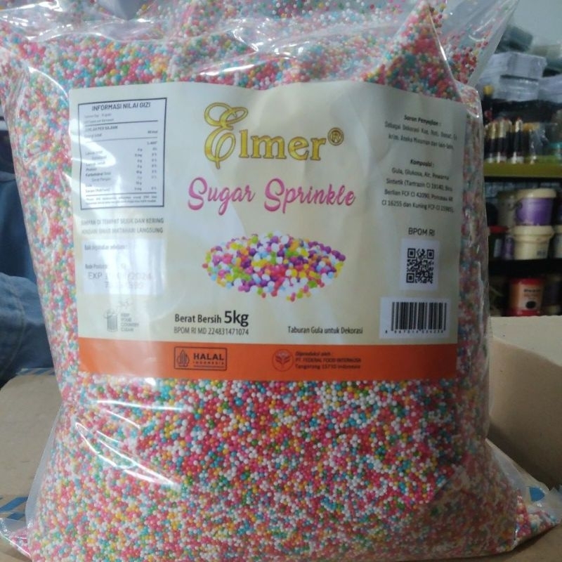 

springkel 250gr dan 500 grrepack sprinkle sugar