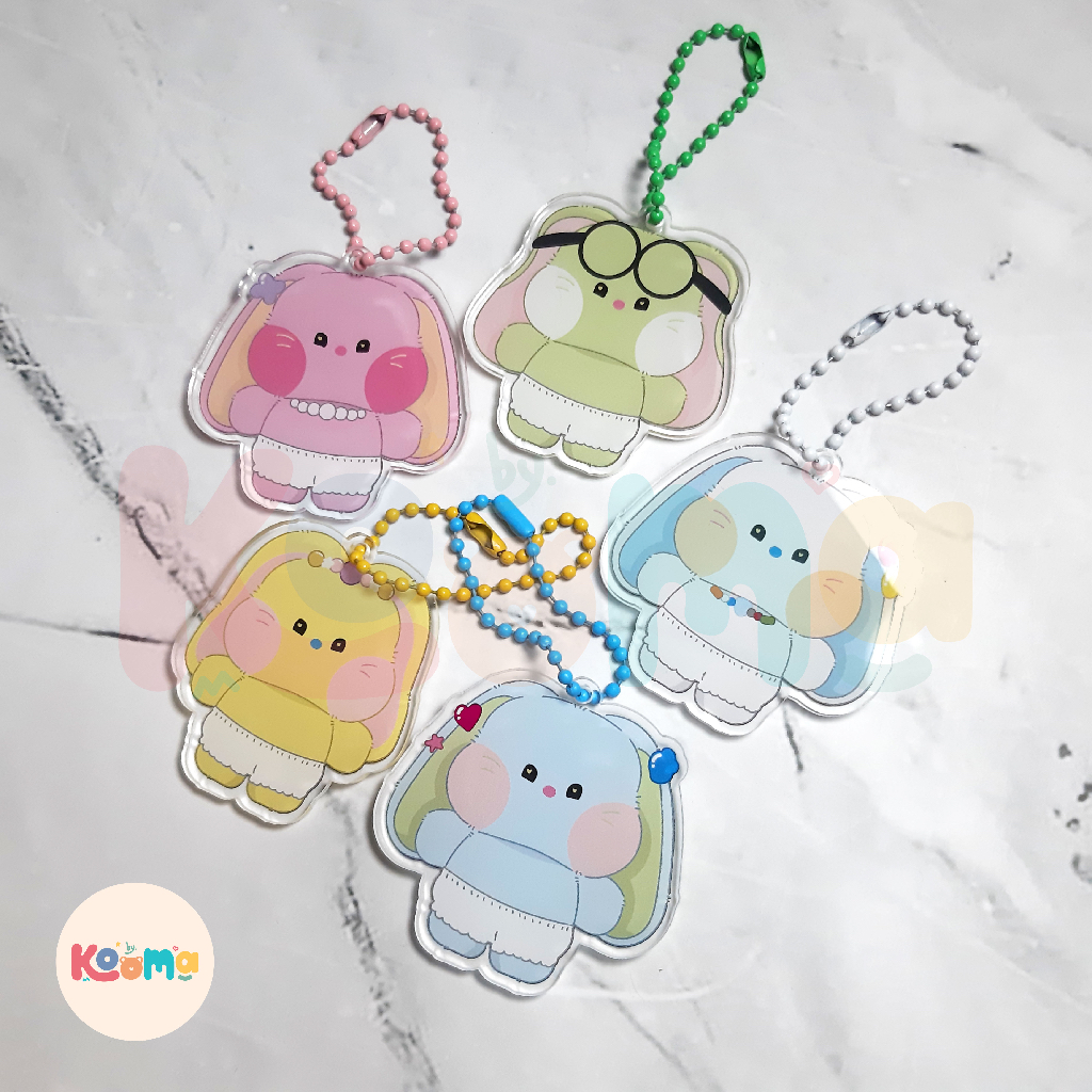 NWJNS BUNINI KEYCHAIN GANTUNGAN KUNCI AKRILIK