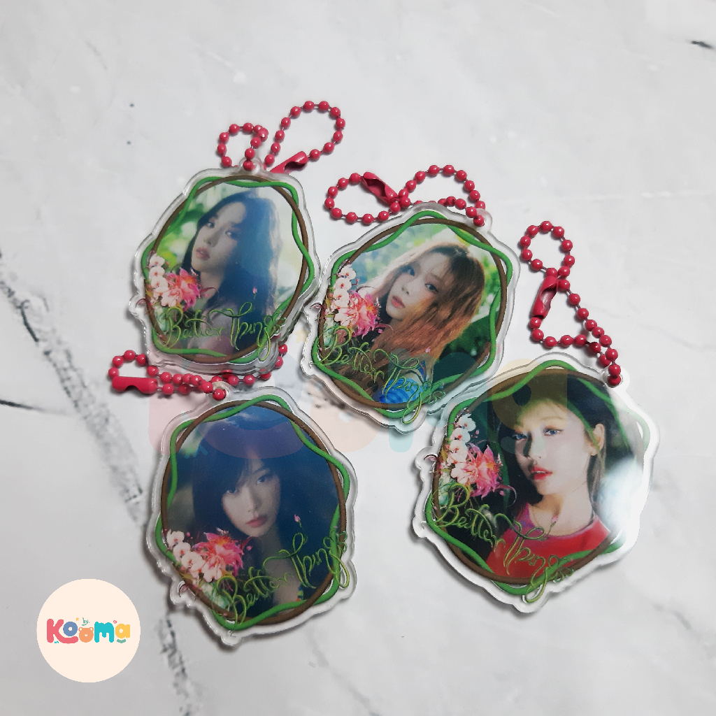 AESPA Gantungan Kunci Akrilik BETTER THINGS KARINA WINTER NINGNING GISELLE