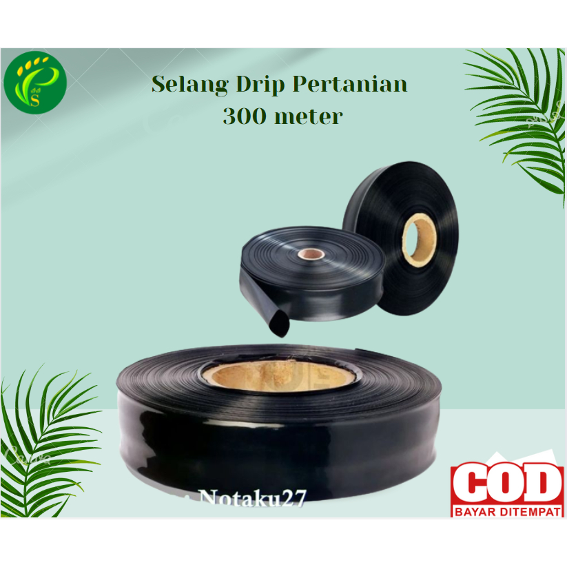 Selang Drip 5 micron 4 cm 300 meter - Pipa 3/4 inch
