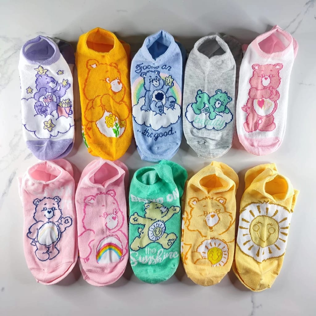 Original Merchandise Socks Kaos Kaki Care Bears