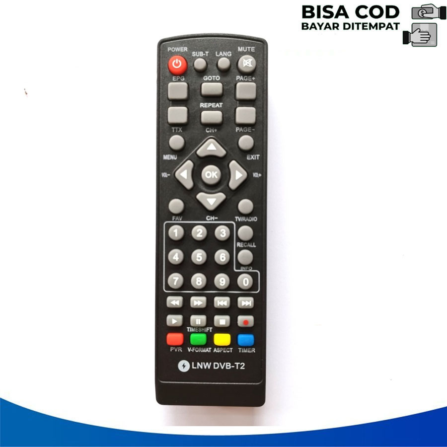 Remot STB MATRIX APPLE SILVER DVB T2 SET TOP BOX PARABOLA