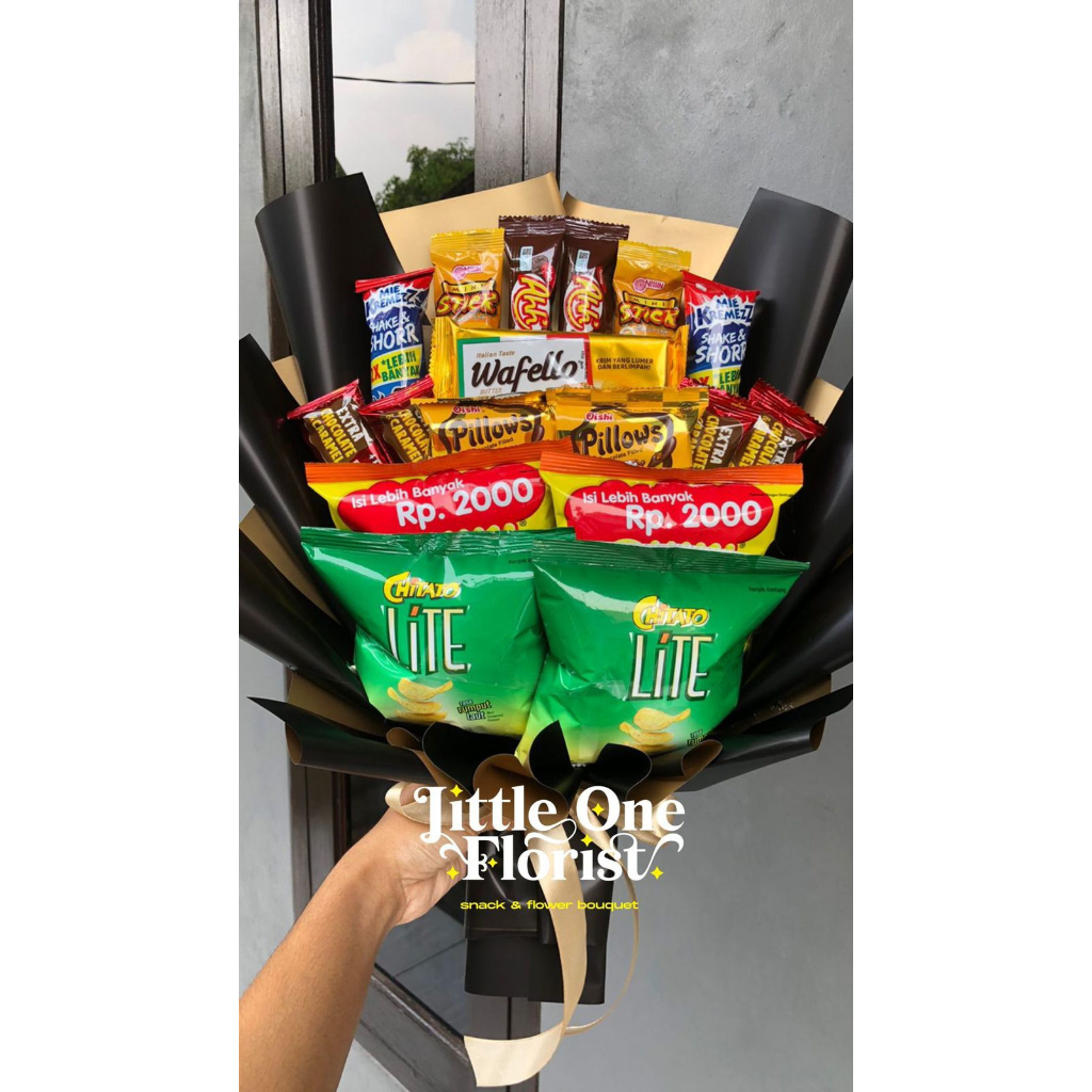 

Bouquet Snack Mix / Bouqet Ciki / Bucket Jajanan / Buket Ciki Lays / Buqet Chiki Balls