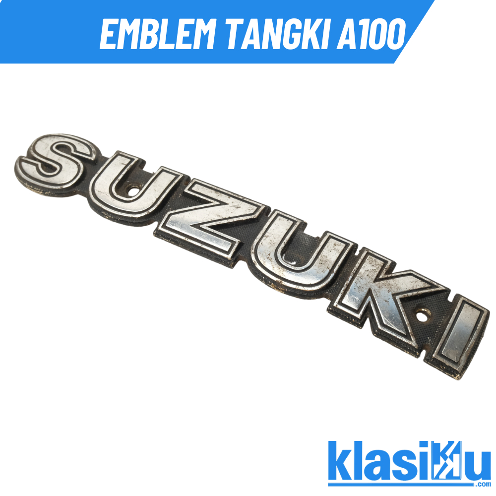 Emblem Tangki Atau Logo Tangki Suzuki A100 X100 Econos  Original Trs Made In Japan
