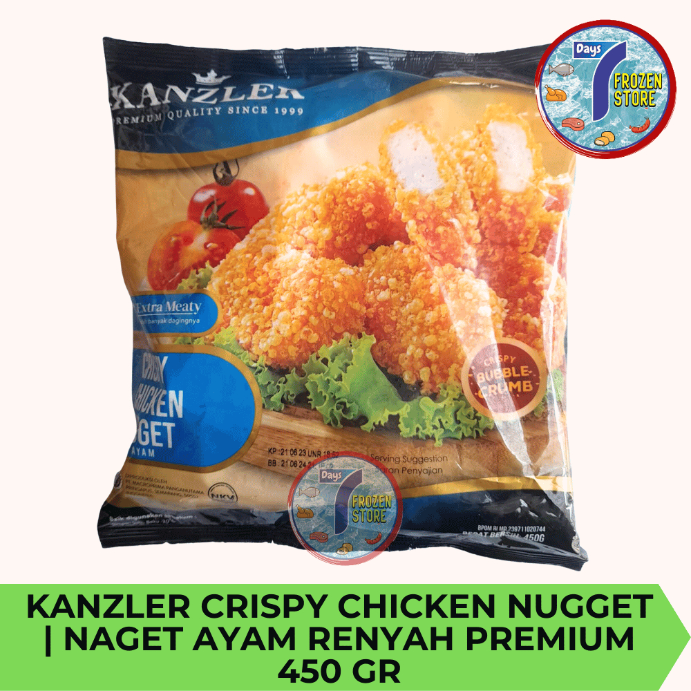 

Kanzler Crispy Chicken Nugget | Naget Ayam Renyah Premium 450 gr